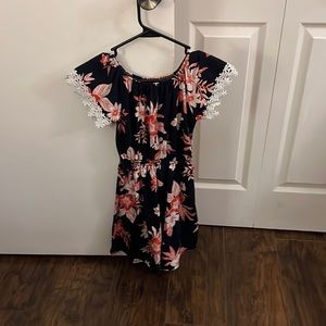 Urban episode sundress with navy blue red and white on the dress